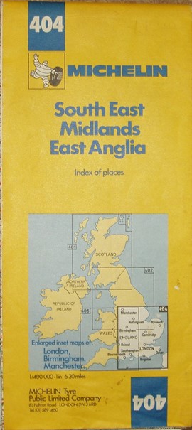 Michelin 404 yellow cover